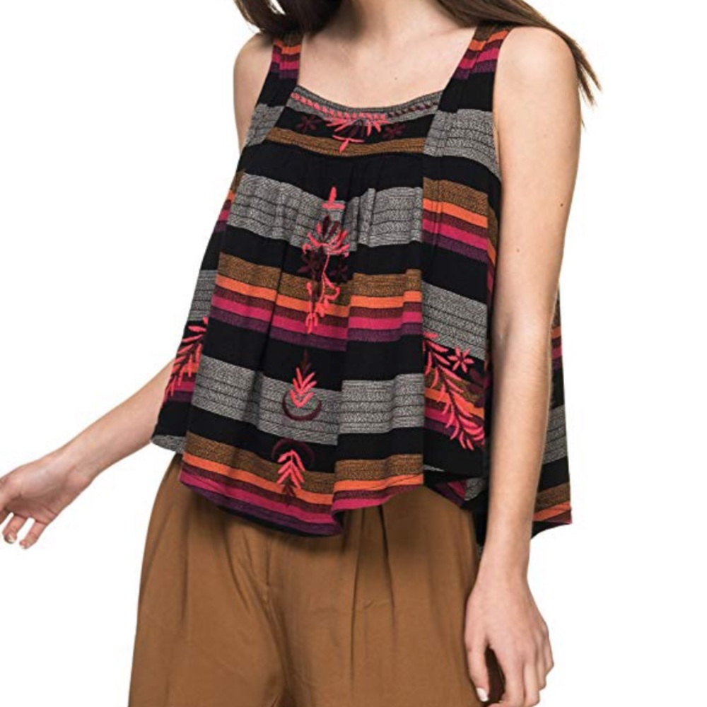 Embroidered top